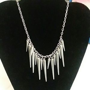 Silvertone  necklace